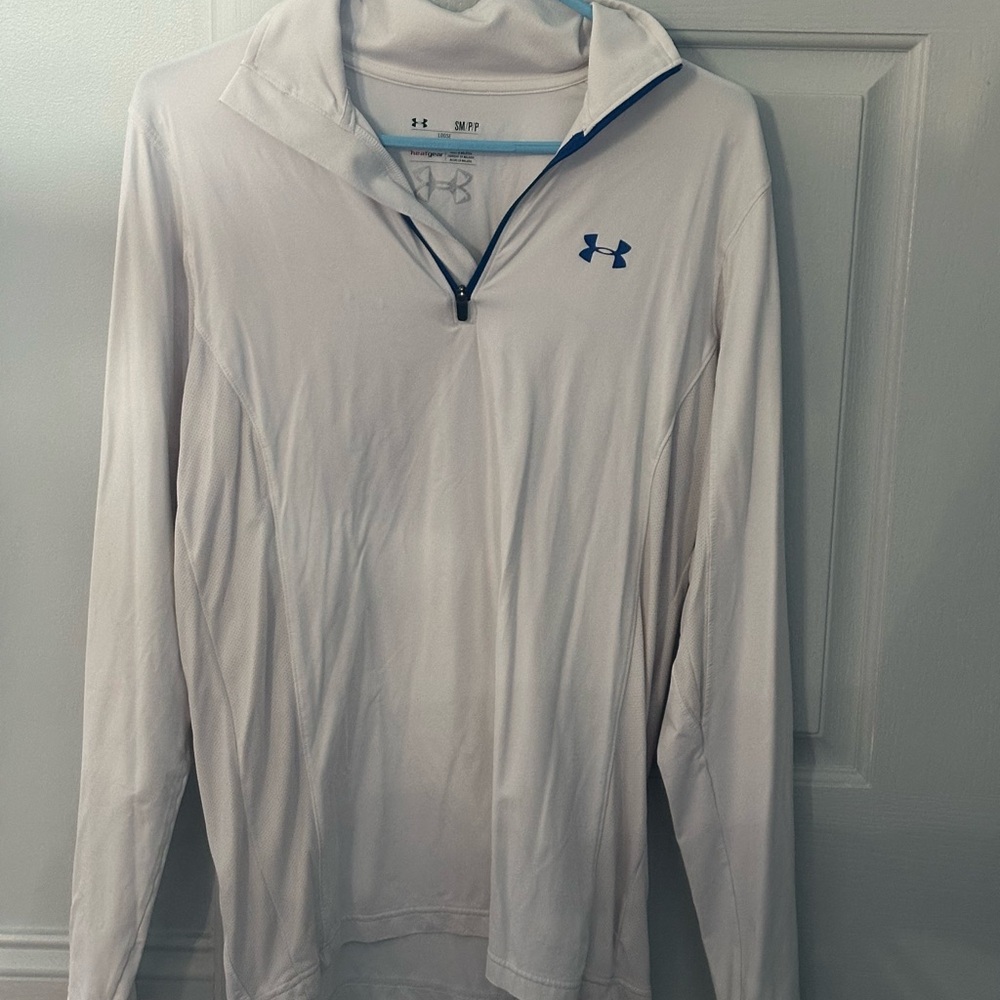 Under Armour White Long Sleeve Shirt